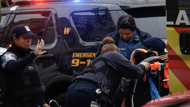 На месте нападения в Джерси-Сити. Фото: AFP