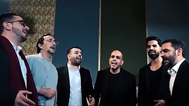 מימין לשמאל: משה לוק, אוריאל שי, מיכאל פרץ, שמעון כהן, ליאור אלמליח ()