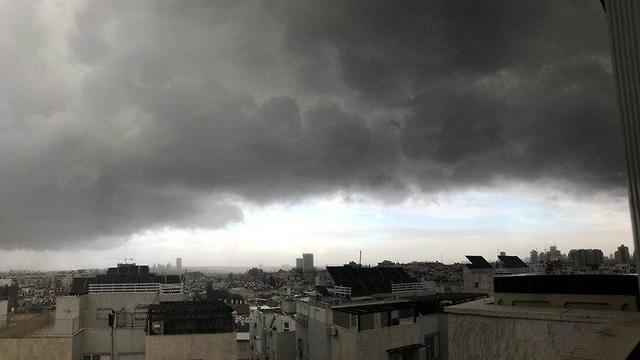 Штормовая погода в Израиле. Фото: Нахми Халеви