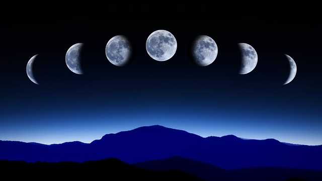 הירח במהלך החודש (צילום: shuttersotck)