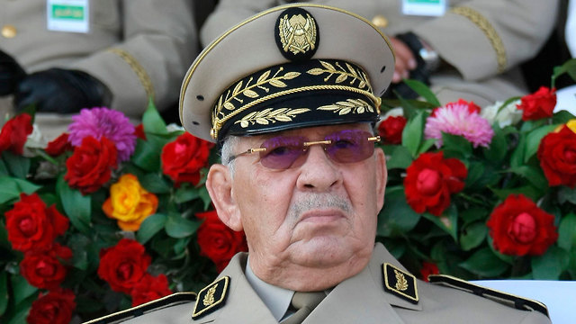 מפקד צבא אלג'יריה אחמד גייד סלאח (צילום: AP)