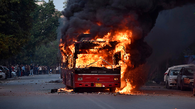 הפגנות הודו  (צילום: AFP)