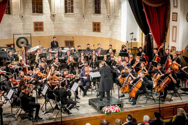 Симфонический оркестр Иерусалимской академии музыки и танца им. Менди Родана. Фото: Хана Тейв