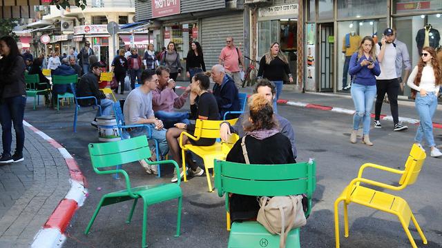 רחוב לוינסקי בדרום תל אביב הפך למדרחוב (צילום: איתי בלומנטל)