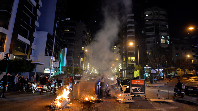 מהומות בלבנון (צילוםן: EPA)