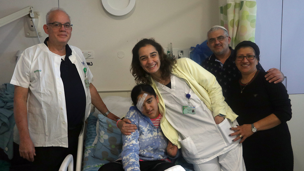 Одайя Йехeзкель в больнице "Каплан". Фото: Гилад Шаабани