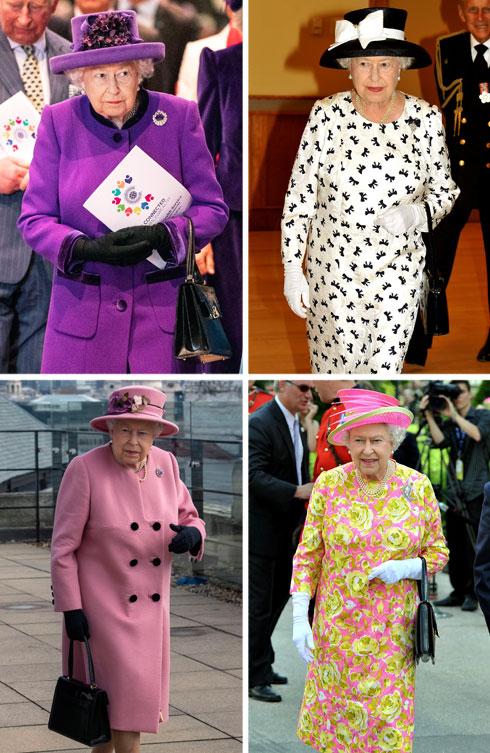 האם מאחורי כל כובע מסתתר מסר? המלכה אליזבת השנייה (צילומים: AP, John Stillwell/GettyimagesIL)