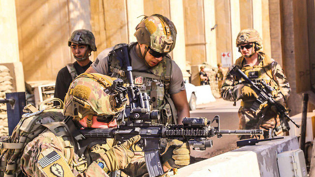 Американские солдаты в посольстве США в Багдаде. Фото: AFP