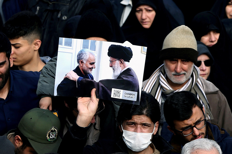 אבל ב איראן אחרי חיסול קאסם סולימאני (צילום: רויטרס)