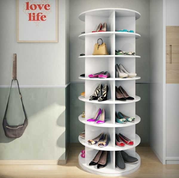 ארון נעליים דמוי מגדל מסתובב (צילום: ynetshops)