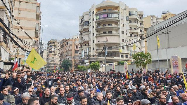 טקס לוויה הלוויה קאסם סולימאני ביירות לבנון ()