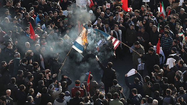 הלוויה קאסם סולימאני טהרן איראן (צילום: AP)