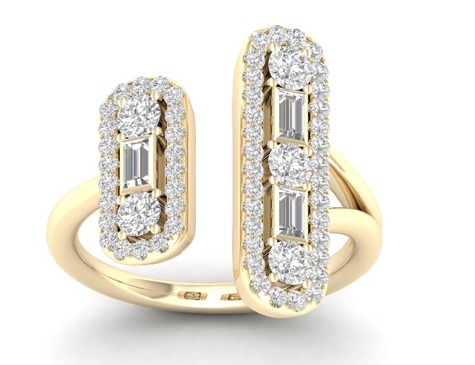 Это кольцо с бриллиантами поражает своей роскошью. Фото: "Бурса ле-тахшитим"
