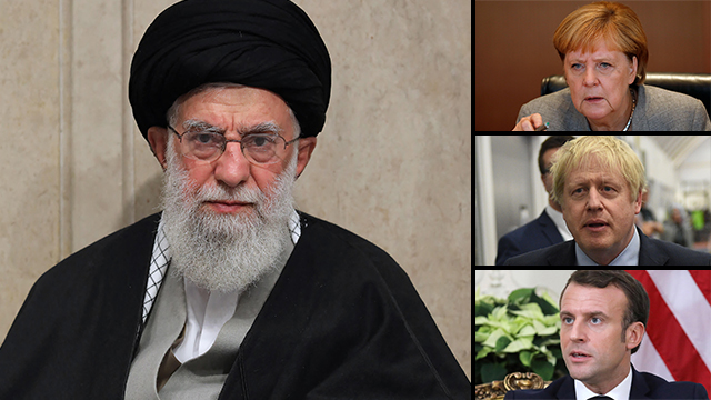 Аятолла Хаменеи, европейские лидеры. Фото: MCT, AFP