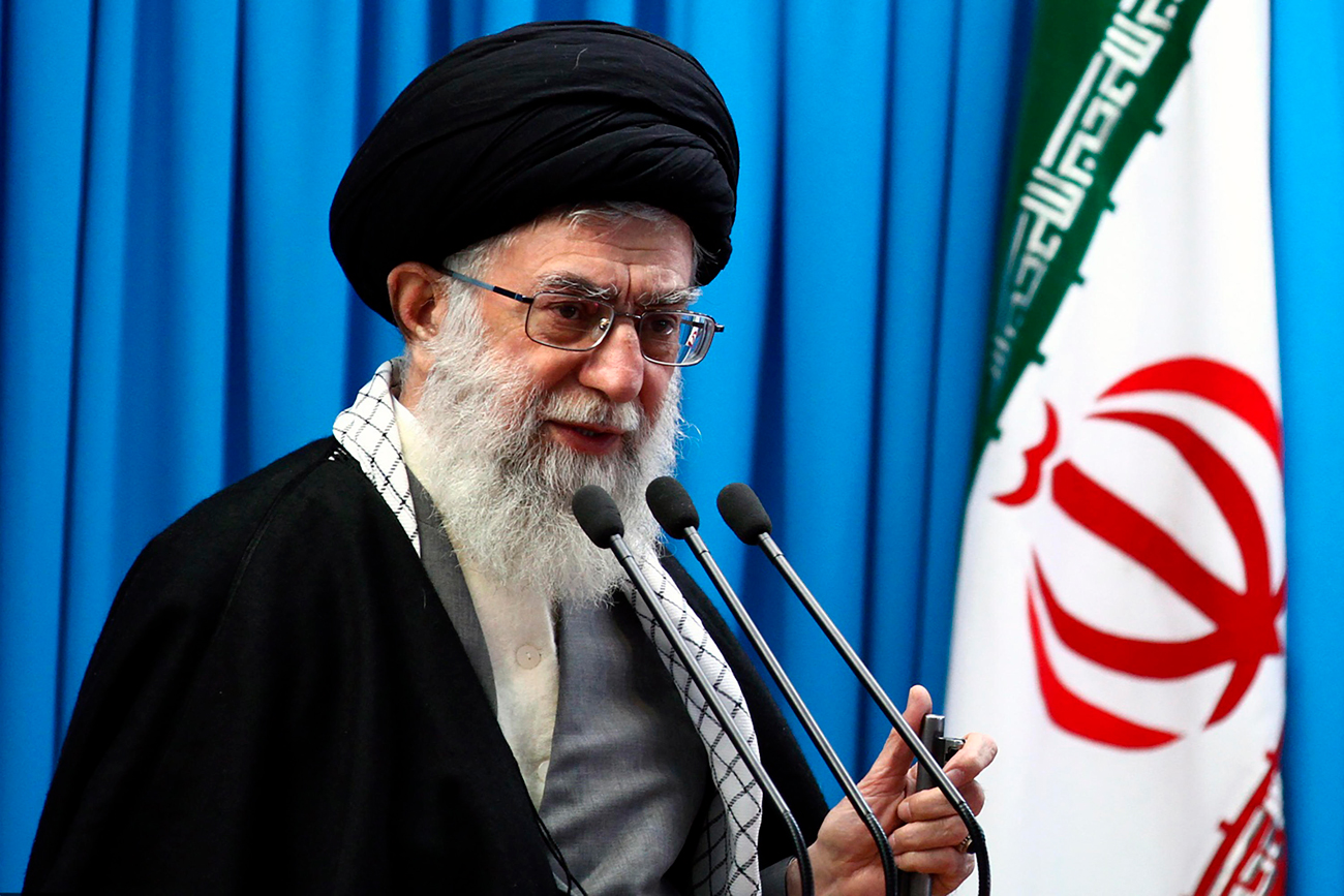 Верховный лидер Ирана Али Хаменеи. Фото: AP   (צילום: AP)