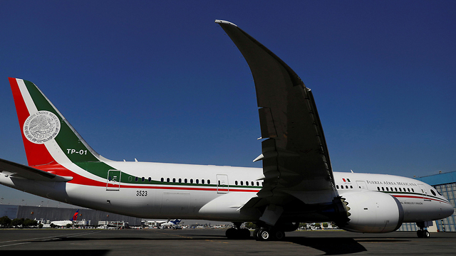 נשיא מקסיקו אנדרס מנואל לופס אוברדור מטוס נשיאותי (צילום: רויטרס)
