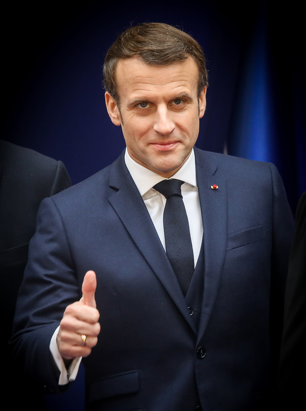 נשיא צרפת עמנואל מקרון (צילום: מארק ישראל סלם)