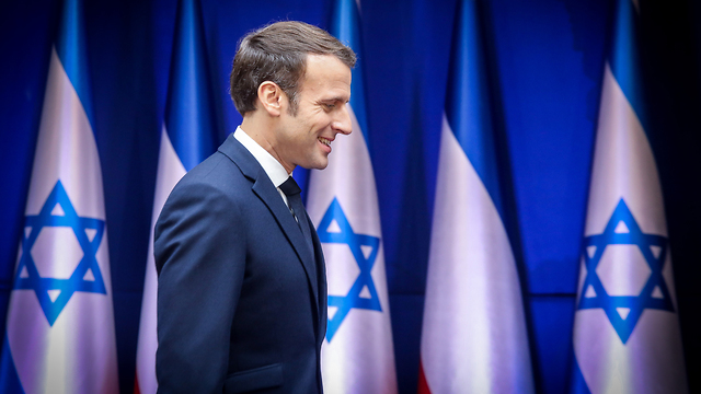 נשיא צרפת עמנואל מקרון (צילום: מארק ישראל סלם)