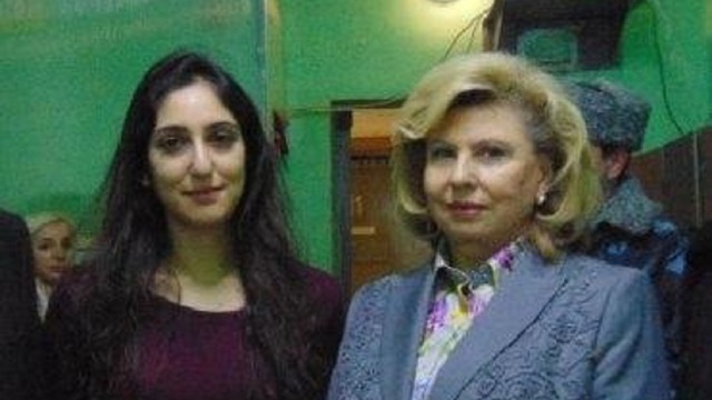 Наама Иссахар и уполномоченный по правам человека в РФ Татьяна Москалькова