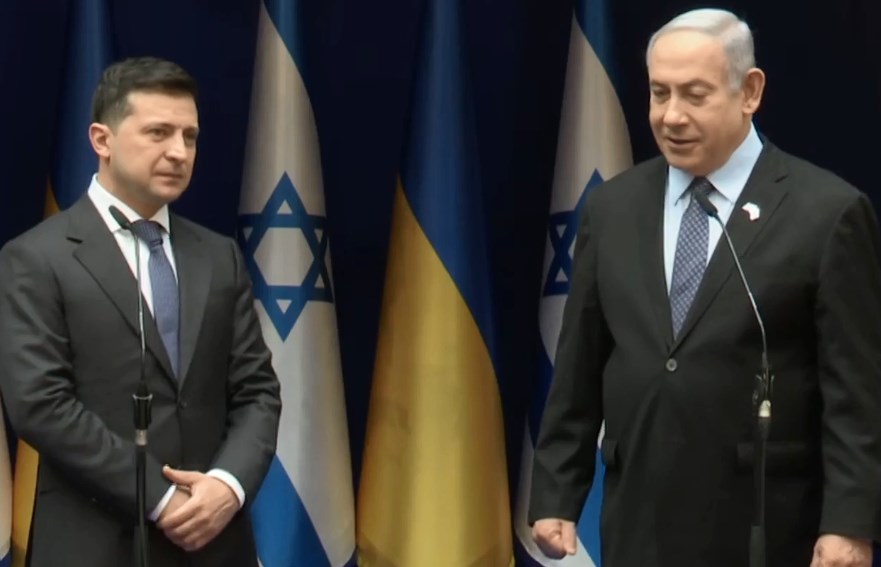 Встреча Зеленского и Нетаниягу в Иерусалиме. Фото: пресс-служба президента Украины