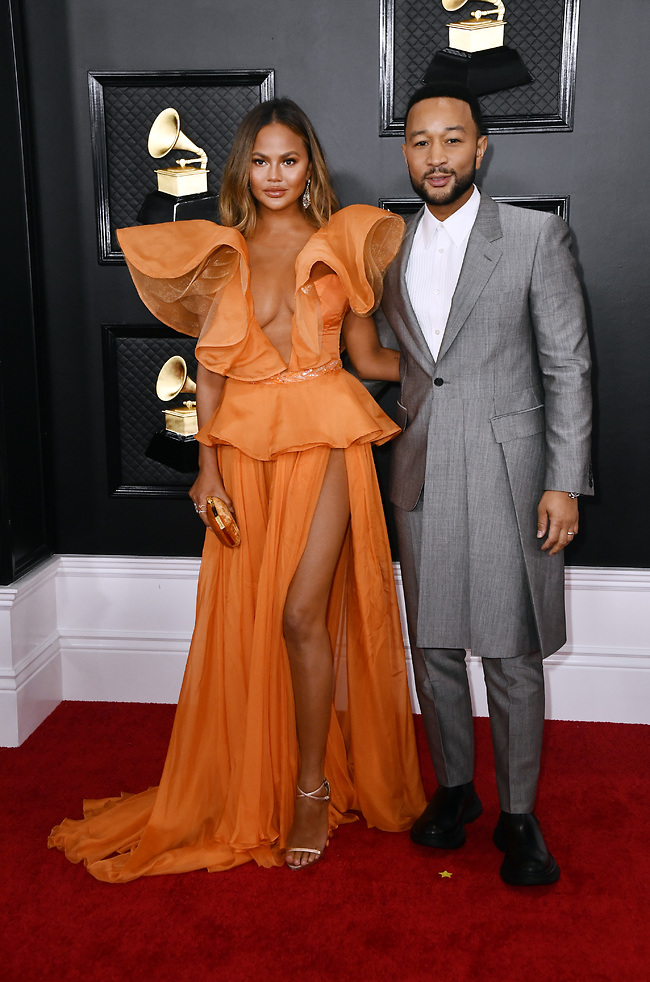 טייגן ובעלה, ג'ון לג'נד (צילום: Getty Images) טייגן ובעלה, ג'ון לג'נד (צילום: Getty Images)