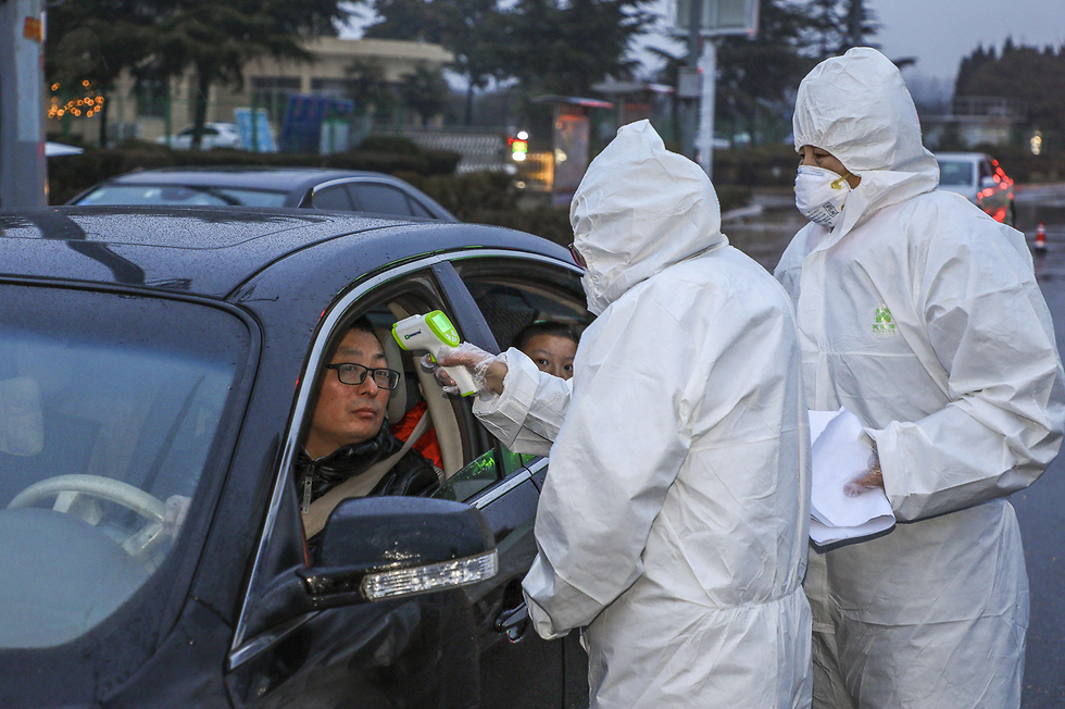 רחובות סין בזמן התפשטות וירוס הקורונה מתרוקנים (צילום: AFP)