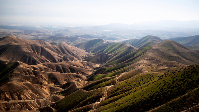 גבול בקעת הירדן בקעה יריחו (צילום: רויטרס)