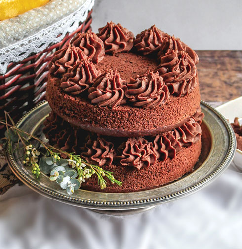עוגת דלורית, בטטה ושוקולד  (צילום וסגנון: מילי אליהו)