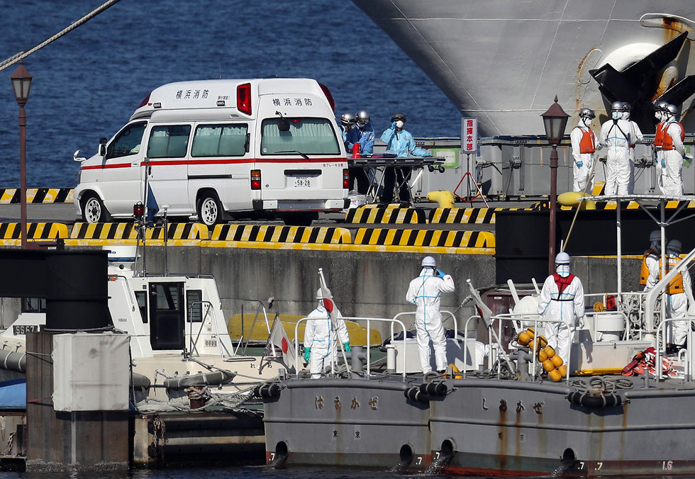 סין הונג קונג ספינה שיט תענוגות מ יפן נגיף ה קורונה (צילום: EPA)