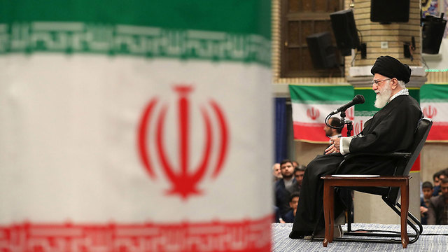 עלי חמינאי מנהיג איראן טהרן (צילום: EPA)