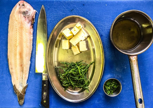 דג בחמאה, מסעדת לויתן (צילום: ליאור רפאל)