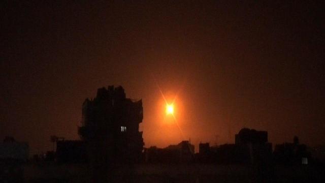  Ракетный удар в пригородах Дамаска