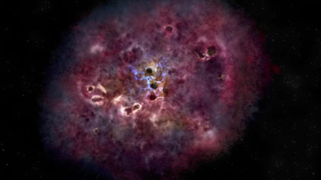 גלקסיה מפלצתית XMM-2599 ()