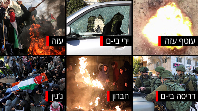 ישראל תחת מתקפה (צילום: רויטרס, דוברות המשטרה, דובר צה