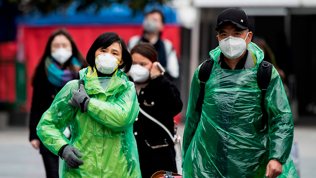 שנגחאי סין נגיף וירוס קורונה (צילום: AFP)