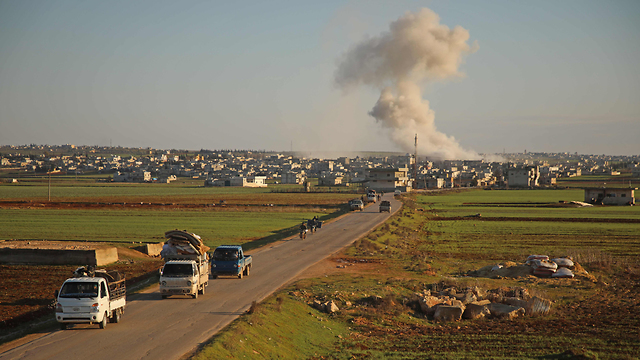 כוחות צבא אסד ב מחוז חלב סוריה (צילום: AFP)