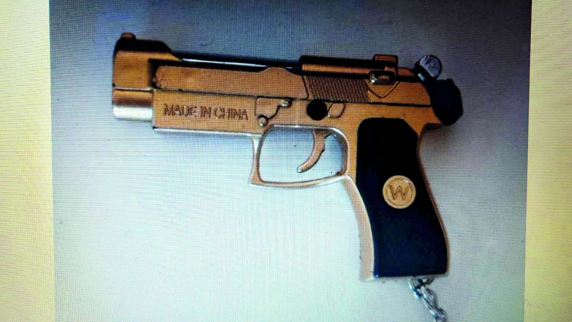 Лазерный пистолет, из которого выстрелила девочка. Фото: личный альбом