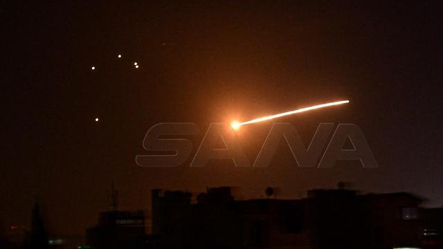 Атака ВВС ЦАХАЛа возле Дамаска