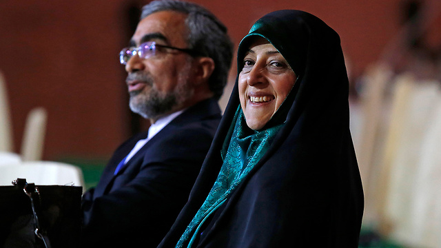 מעסומה אבתכאר סגנית נשיא איראן  (צילום: AP)