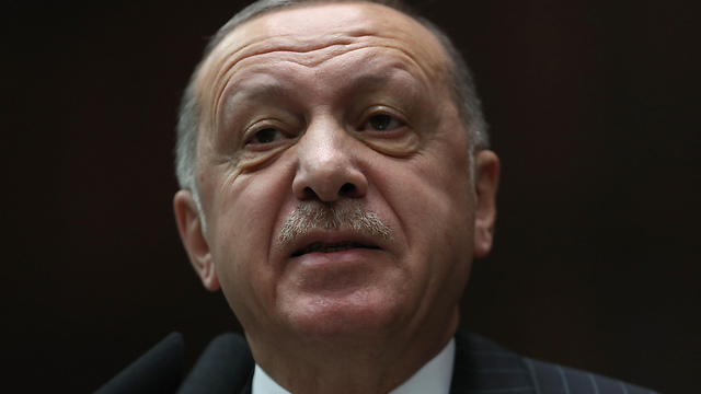 נשיא טורקיה רג'פ טאיפ ארדואן (צילום: AFP)