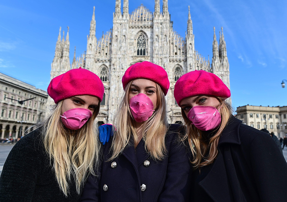 יום האישה ב מילאנו איטליה (צילום: AFP)