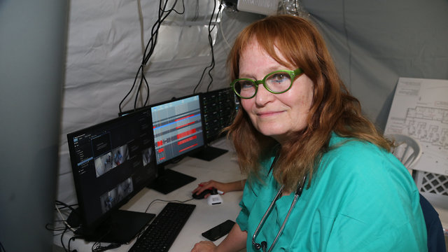 התמונה של פרופ' גליה רהב מנהלת המכון למחלות זיהומיות בבית החולים שיבא (צילום: יריב כץ)