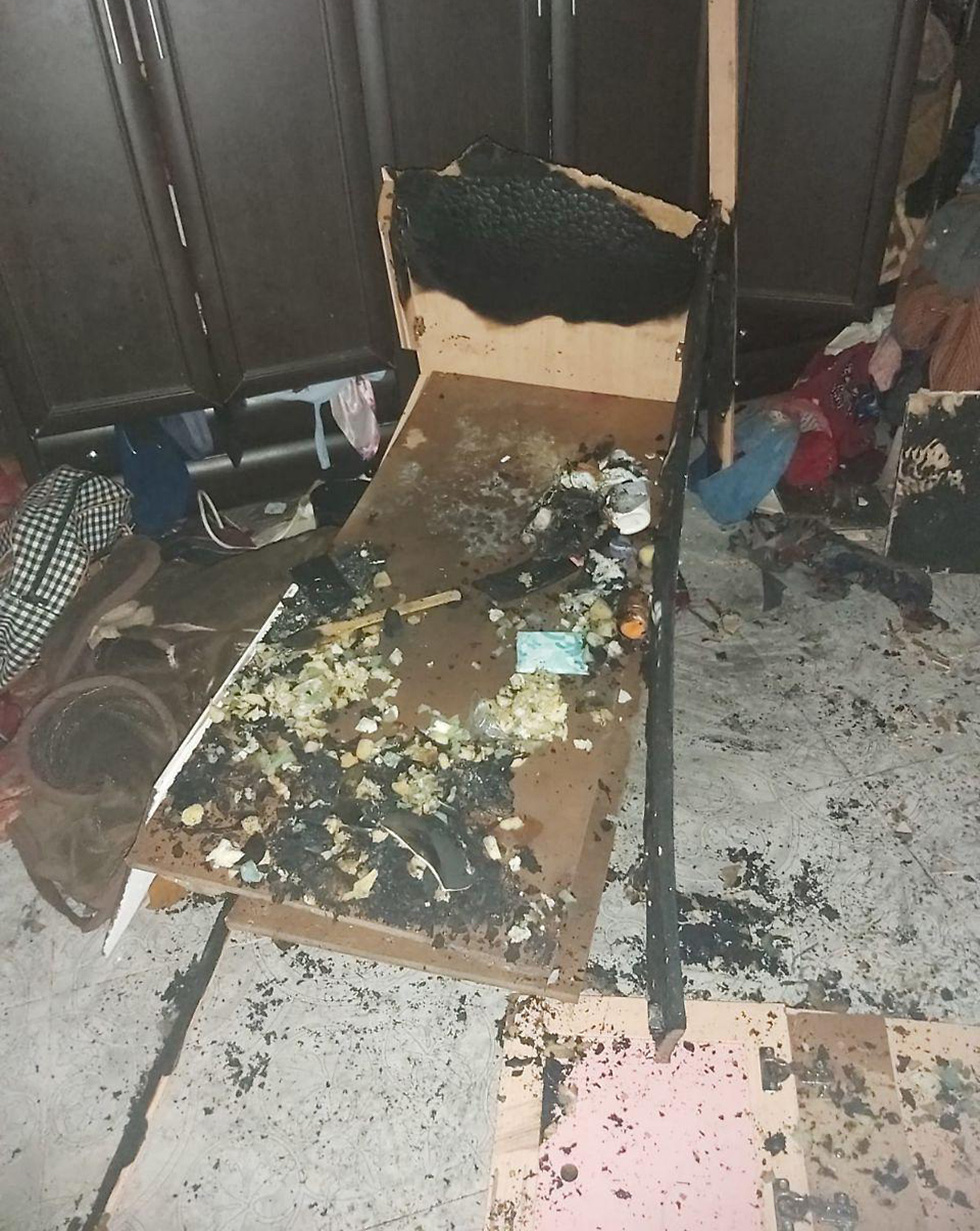 שריפת בית ברהט בה ילדה נהרגה ()
