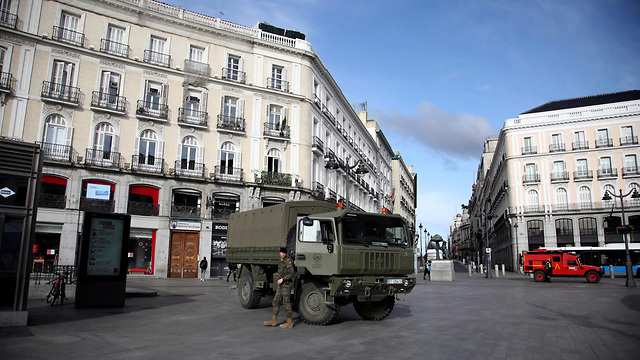Опустевшие улицы Мадрида. Фото: EPA
