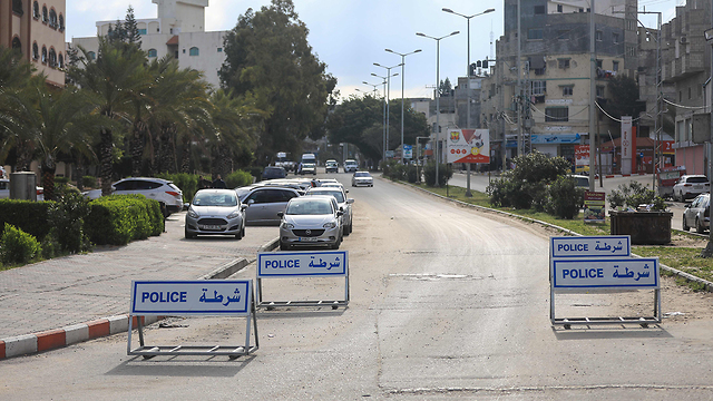 Полицейские кордоны в Газе