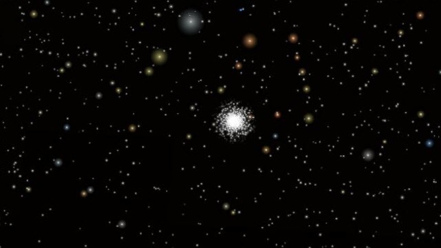 NGC 6541. צביר כוכבים כדורי בקבוצת כתר דרומי (צילום: Roberto Mura)