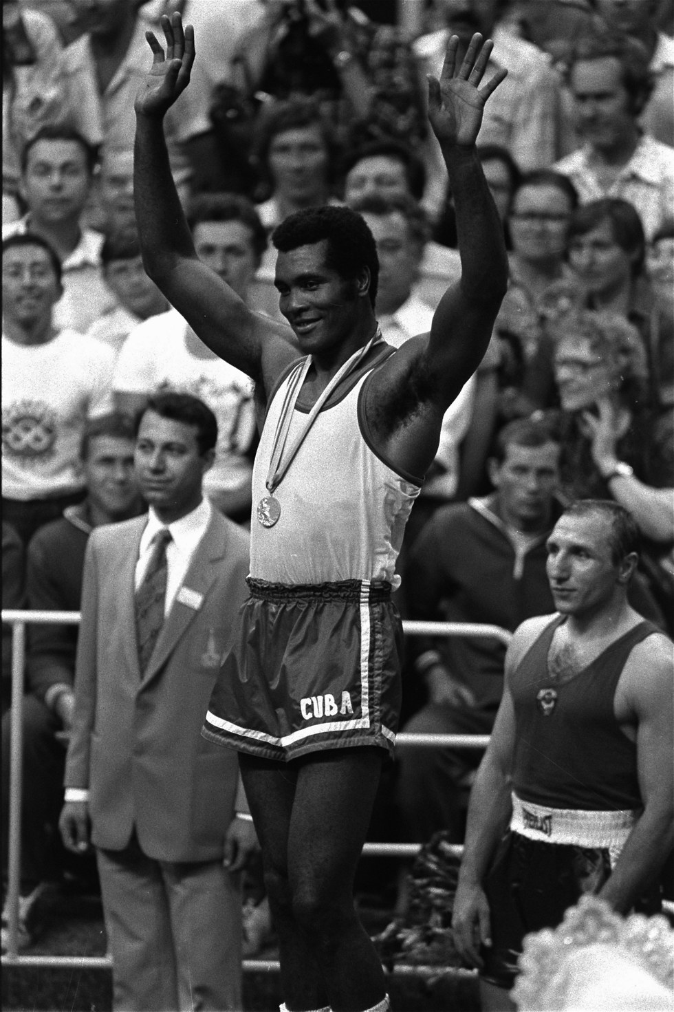 תיאופילו סטיבנסון באולימפיאדת מוסקבה 1980 (צילום: AP)