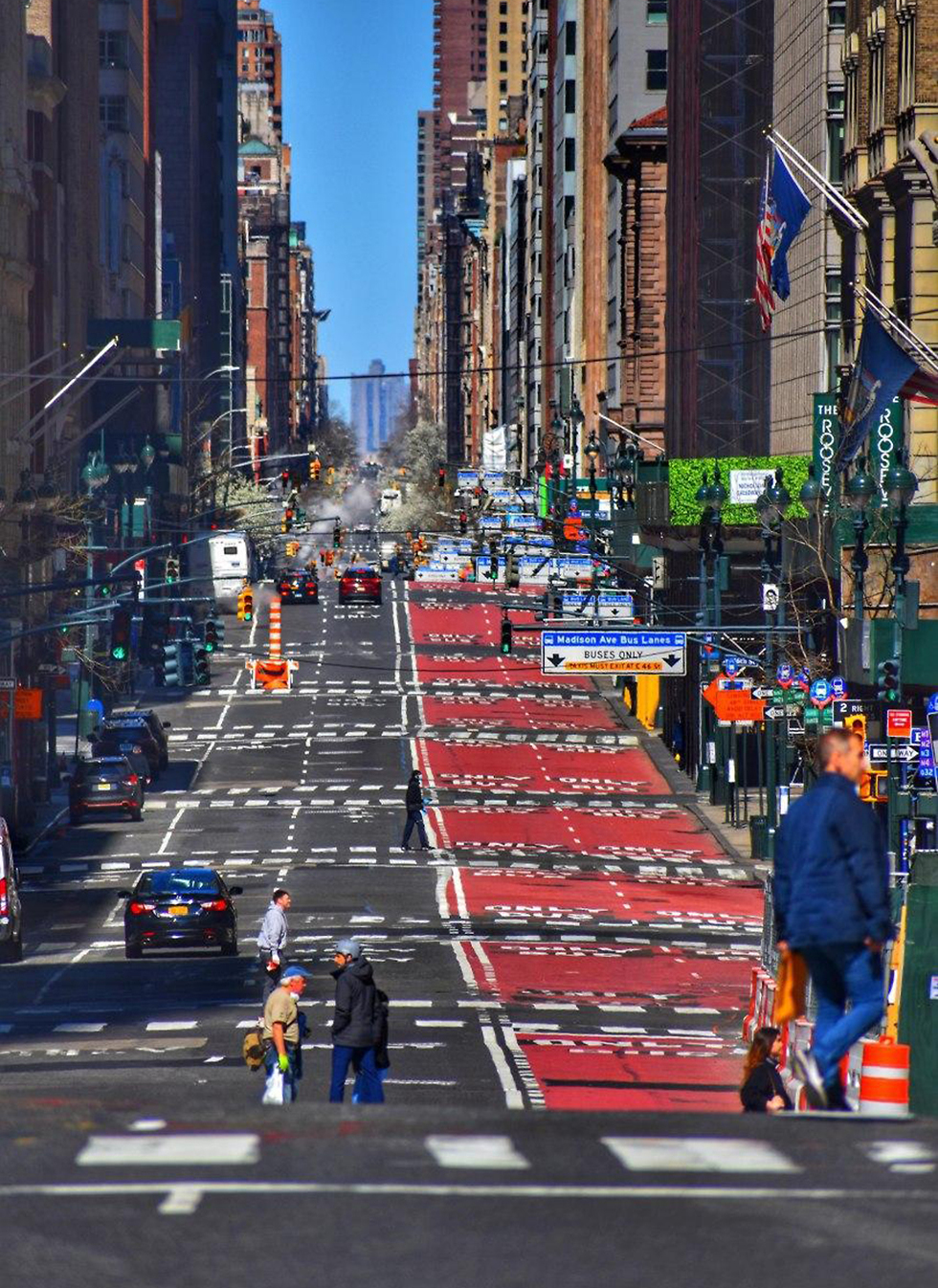 רחובות ניו יורק ריקים (צילום: ארז קולישבסקי)