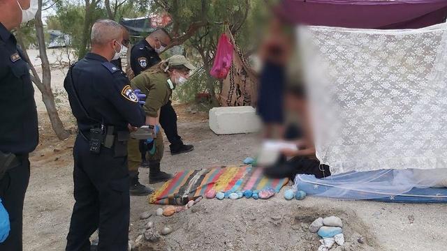 Полиция разгоняет отдыхающих на Мертвом море