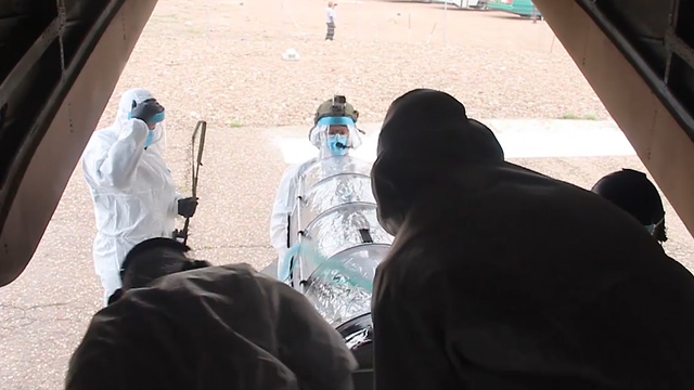 Учения ВВС ЦАХАЛа по эвакуации больных коронавирусом